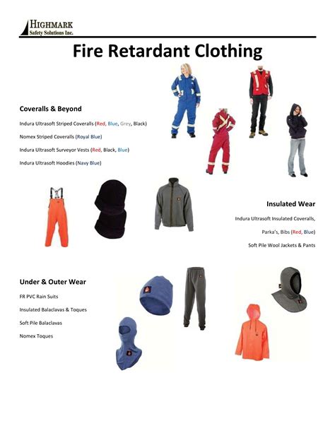 fire retardant clothing edmonton